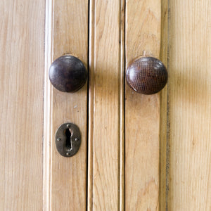 An Antique English Pine Pantry Cupboard