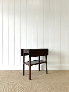 An Unusual Georgian English Mahogany Pembroke Drop Leaf Supper Table