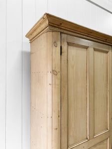 A Large 19th Century English Pine Housekeeper's  Cupboard