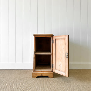 A Charming Pine Nightstand c1890