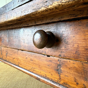 An Antique Rustic English Country Pine Coffee Table