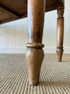 An Antique English Server or Console Table with Cup Handles