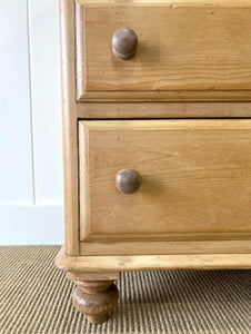 A Light Pine Antique English Sideboard c1890