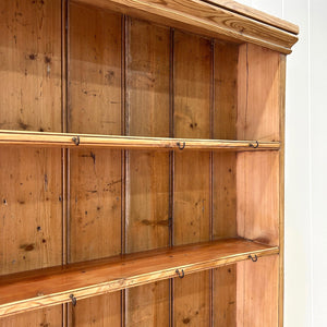 A Large Rustic Pine Welsh Dresser or Cupboard