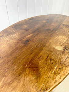 A Country Oval Pine 5.5 ft  Dining Table