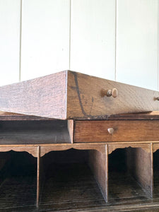 An Antique English Oak Clerk's Desk c1790