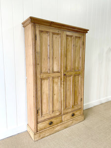 An English 19th Century Pine Housekeepers Cupboard