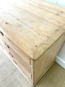 A 19th Century English Bank of Drawers or Sideboard