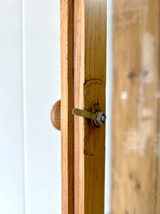 A 19th Century English Pine Bookcase Cabinet or Hutch