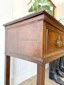 A George III Oak Welsh Dresser Base