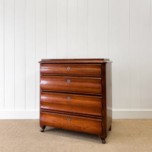 A 19th Century Biedermeier Pitch Pine Chest of Drawers