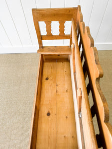 An Antique Country Hall Bench