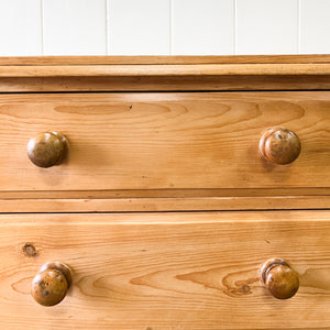 A Pine Antique English Sideboard c1890