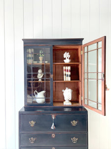 A 19th Century Pine Bookcase Cabinet or Hutch