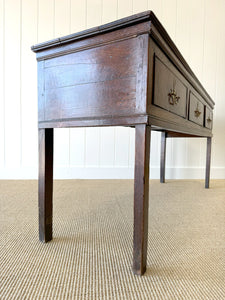 A George III Oak Welsh Dresser Base