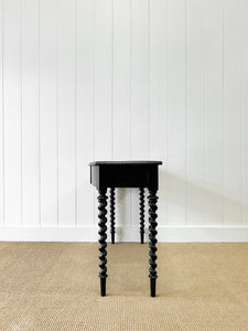 A Bow Fronted Victorian Side Table or Nightstand