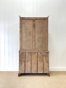 A 19th Century English Pine Bookcase Cabinet or Hutch