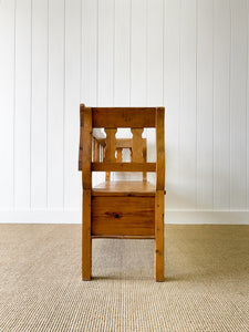 An Antique Country Hall Bench