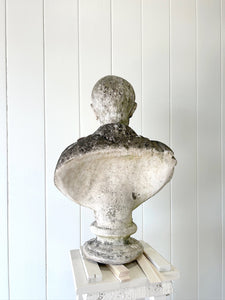 A Stately English Garden Bust of Caesar