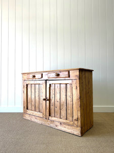 An Antique French Pine Sideboard c1860