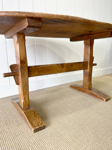 A Country Oval Pine 5.5 ft  Dining Table