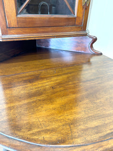 A Georgian Mahogany Corner Cupboard Drop Leaf Table