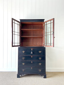 A 19th Century Pine Bookcase Cabinet or Hutch