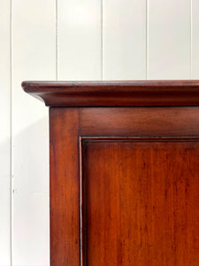 A Large 19th Century English Mahogany Linen Press Cupboard