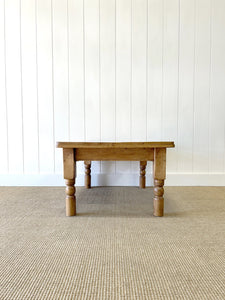 An Antique English Country Pine Coffee Table