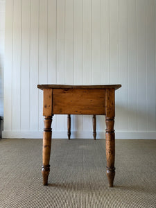 An Antique English Server or Console Table with Cup Handles