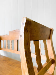 An Antique Country Hall Bench