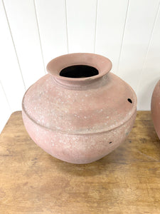 Pair of 19th Century Monumental Olive Jars