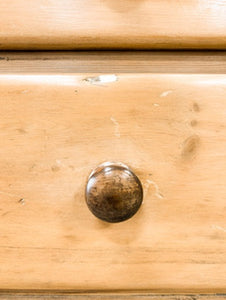 An Antique English Pine Sideboard