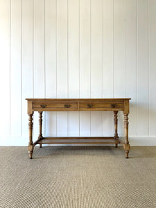 An Antique Pine Server or Console Table