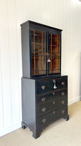 A 19th Century Pine Bookcase Cabinet or Hutch