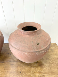 Pair of 19th Century Monumental Olive Jars