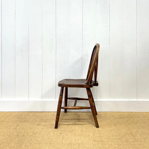 An Ash Spindle Back Side Chair