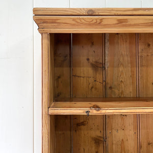 A Large Rustic Pine Welsh Dresser or Cupboard