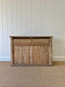 An English Country 2 Drawer Pine Buffet Sideboard c1860