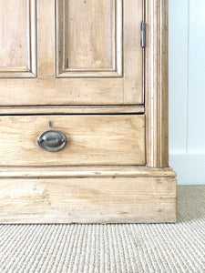 An English 19th Century Pine Housekeepers Cupboard