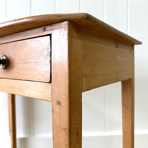 A Very Good Pine Side Table or Nightstand