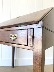 An Antique English Oak Clerk's Desk c1790