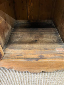 An English Country Pine Sideboard Buffet c1860