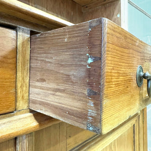 A 19th Century English Bookcase Cabinet or Hutch