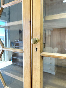 A 19th Century English Pine Bookcase Cabinet or Hutch