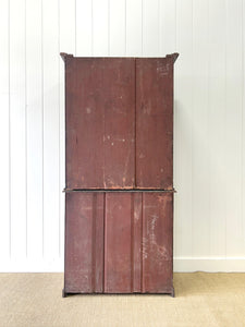 A Large 19th Century English Mahogany Linen Press Cupboard