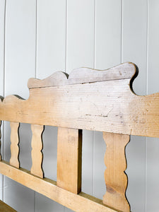 An Antique Country Hall Bench