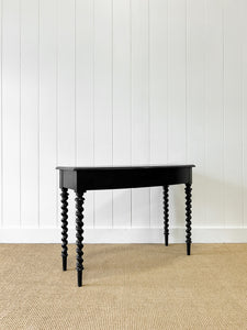 A Bow Fronted Victorian Side Table or Nightstand