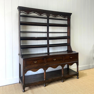 An 18th Century Welsh Kitchen Dresser with Pot Board