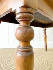 A Narrow 19th Century English Country Farmhouse 4 ft Pine Console Table